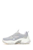 Women's Gray Thick Soled Sneaker | Derimod Women's Gray Thick Soled Sneaker | Derimod