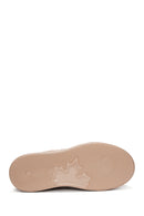 Kadın Bej Kalın Tabanlı Kapitone Sneaker | Derimod Kadın Bej Kalın Tabanlı Kapitone Sneaker | Derimod