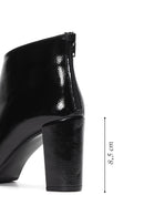 Women's Patent Leather Heeled Boots | Derimod Women's Patent Leather Heeled Boots | Derimod