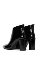 Women's Patent Leather Heeled Boots | Derimod Women's Patent Leather Heeled Boots | Derimod