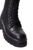 Women's Black Zippered Classic Boots | Derimod Women's Black Zippered Classic Boots | Derimod