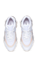 Kadın Pembe Beyaz Kalın Tabanlı Sneaker | Derimod Kadın Pembe Beyaz Kalın Tabanlı Sneaker | Derimod