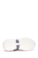 Women's Blue White Thick Soled Sneaker | Derimod Women's Blue White Thick Soled Sneaker | Derimod