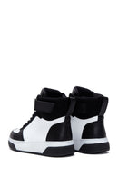 Kadın Siyah Beyaz Bilekli Sneaker | Derimod Kadın Siyah Beyaz Bilekli Sneaker | Derimod