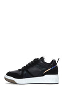 Women's Black Lace-Up Sneaker | Derimod Women's Black Lace-Up Sneaker | Derimod