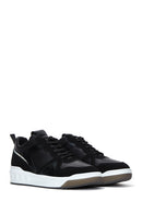 Women's Black Lace-Up Sneaker | Derimod Women's Black Lace-Up Sneaker | Derimod