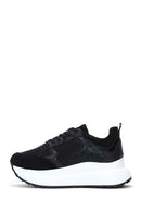 Women's Black Thick Soled Sneaker | Derimod Women's Black Thick Soled Sneaker | Derimod