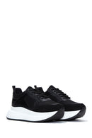 Women's Black Thick Soled Sneaker | Derimod Women's Black Thick Soled Sneaker | Derimod