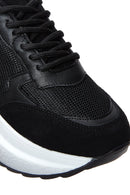 Women's Black Thick Soled Sneaker | Derimod Women's Black Thick Soled Sneaker | Derimod