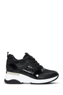 Women's Black Thick Soled Sneaker | Derimod Women's Black Thick Soled Sneaker | Derimod