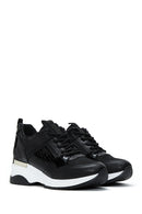 Women's Black Thick Soled Sneaker | Derimod Women's Black Thick Soled Sneaker | Derimod