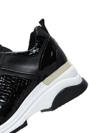 Women's Black Thick Soled Sneaker | Derimod Women's Black Thick Soled Sneaker | Derimod