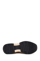 Women's Beige Thick Soled Sneaker | Derimod Women's Beige Thick Soled Sneaker | Derimod