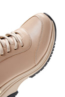 Women's Beige Thick Soled Sneaker | Derimod Women's Beige Thick Soled Sneaker | Derimod