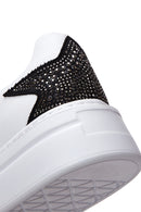 Kadın Beyaz Taşlı Sneaker | Derimod Kadın Beyaz Taşlı Sneaker | Derimod