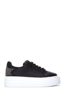 Kadın Siyah Taşlı Sneaker | Derimod Kadın Siyah Taşlı Sneaker | Derimod