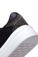 Kadın Siyah Taşlı Sneaker | Derimod Kadın Siyah Taşlı Sneaker | Derimod