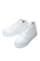 Women's White Thick Sole High Top Sneaker | Derimod Women's White Thick Sole High Top Sneaker | Derimod