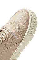 Kadın Bej Kalın Tabanlı Bilekli Sneaker | Derimod Kadın Bej Kalın Tabanlı Bilekli Sneaker | Derimod