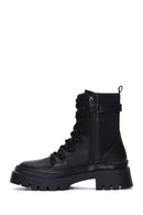Women's Black Zippered Boots | Derimod Women's Black Zippered Boots | Derimod