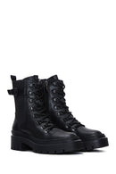 Women's Black Zippered Boots | Derimod Women's Black Zippered Boots | Derimod
