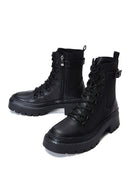 Women's Black Zippered Boots | Derimod Women's Black Zippered Boots | Derimod