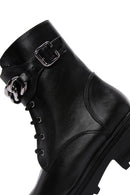 Women's Black Leather Boots | Derimod Women's Black Leather Boots | Derimod