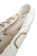 Women's Beige Thick Soled Sneaker | Derimod Women's Beige Thick Soled Sneaker | Derimod