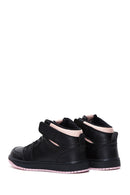Women's Black High Top Sneaker | Derimod Women's Black High Top Sneaker | Derimod