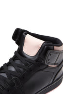 Women's Black High Top Sneaker | Derimod Women's Black High Top Sneaker | Derimod