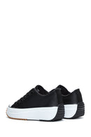 Kadın Siyah Kalın Tabanlı Sneaker | Derimod Kadın Siyah Kalın Tabanlı Sneaker | Derimod