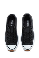 Kadın Siyah Kalın Tabanlı Sneaker | Derimod Kadın Siyah Kalın Tabanlı Sneaker | Derimod