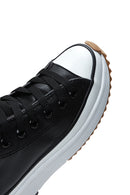 Women's Black Thick Sole High Top Sneaker | Derimod Women's Black Thick Sole High Top Sneaker | Derimod