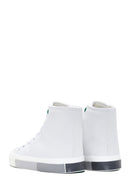 Women's White High Top Sneaker | Derimod Women's White High Top Sneaker | Derimod