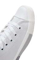 Women's White High Top Sneaker | Derimod Women's White High Top Sneaker | Derimod