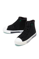 Women's Black High Top Sneaker | Derimod Women's Black High Top Sneaker | Derimod