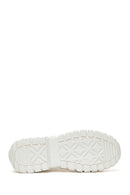 Women's White High Top Sneaker | Derimod Women's White High Top Sneaker | Derimod