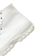 Women's White High Top Sneaker | Derimod Women's White High Top Sneaker | Derimod