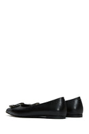 Women's Black Buckle Classic Ballet Ballet | Derimod Women's Black Buckle Classic Ballet Ballet | Derimod