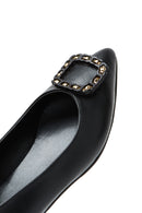 Women's Black Buckle Classic Ballet Ballet | Derimod Women's Black Buckle Classic Ballet Ballet | Derimod