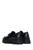 Women's Black Thick Soled Masculine Loafer | Derimod Women's Black Thick Soled Masculine Loafer | Derimod