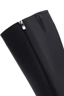Women's Black Zippered Thick Soled Boots | Derimod Women's Black Zippered Thick Soled Boots | Derimod