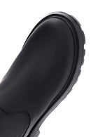 Women's Black Zippered Thick Soled Boots | Derimod Women's Black Zippered Thick Soled Boots | Derimod