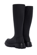 Women's Black Zippered Thick Soled Boots | Derimod Women's Black Zippered Thick Soled Boots | Derimod