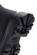 Women's Black Zippered Thick Soled Boots | Derimod Women's Black Zippered Thick Soled Boots | Derimod