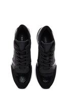 Women's Black Wedge Heeled Sneaker | Derimod Women's Black Wedge Heeled Sneaker | Derimod