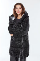 Helsinki Women's Black Softwear Coat | Derimod Helsinki Women's Black Softwear Coat | Derimod