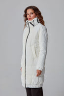Stockholm Women's White Softwear Coat | Derimod Stockholm Women's White Softwear Coat | Derimod