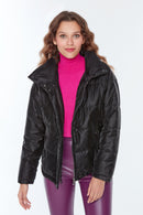 Quebec Women's Black Softwear Coat | Derimod Quebec Women's Black Softwear Coat | Derimod