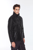 Berlin Men's Black Softwear Coat | Derimod Berlin Men's Black Softwear Coat | Derimod